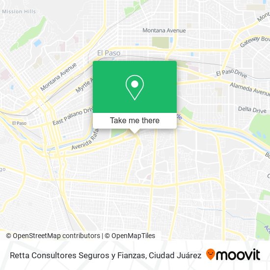 Retta Consultores Seguros y Fianzas map