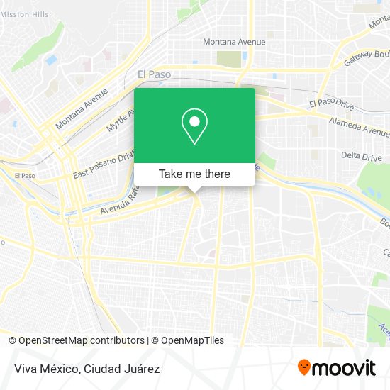 Viva México map