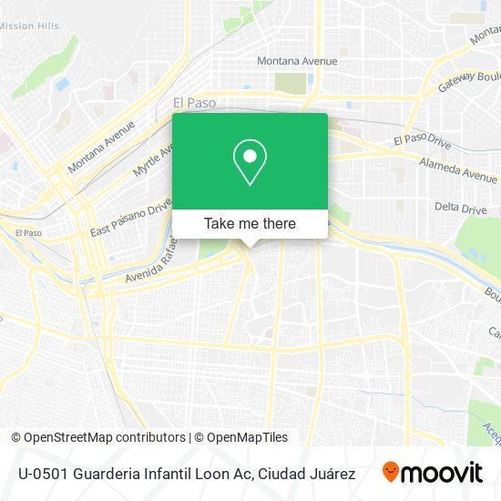 U-0501 Guarderia Infantil Loon Ac map