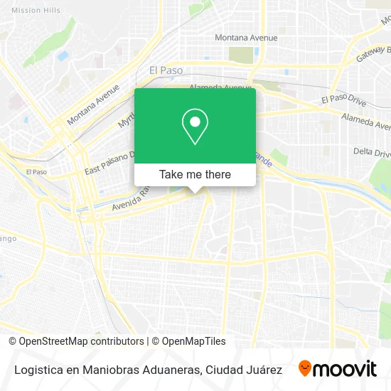 Logistica en Maniobras Aduaneras map