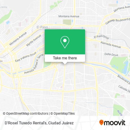 Mapa de D'Rosel Tuxedo Rental's