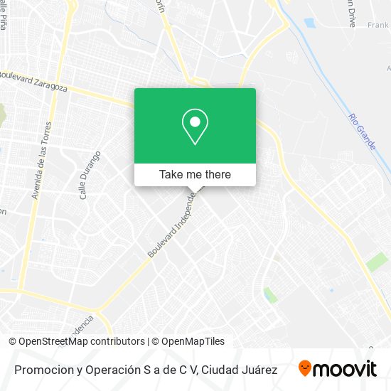 Promocion y Operación S a de C V map