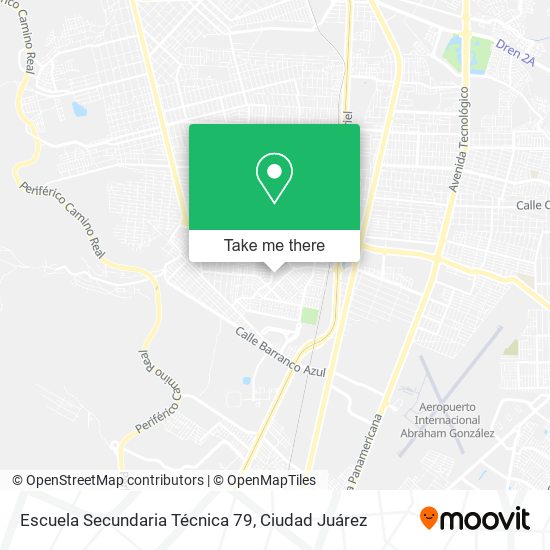 Escuela Secundaria Técnica 79 map