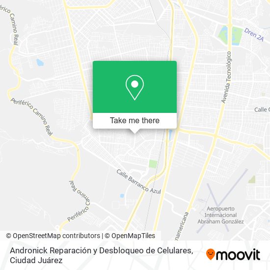 Andronick Reparación y Desbloqueo de Celulares map