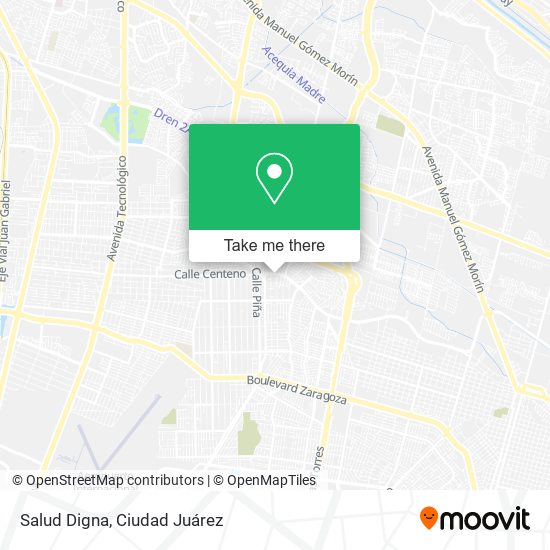 Salud Digna map