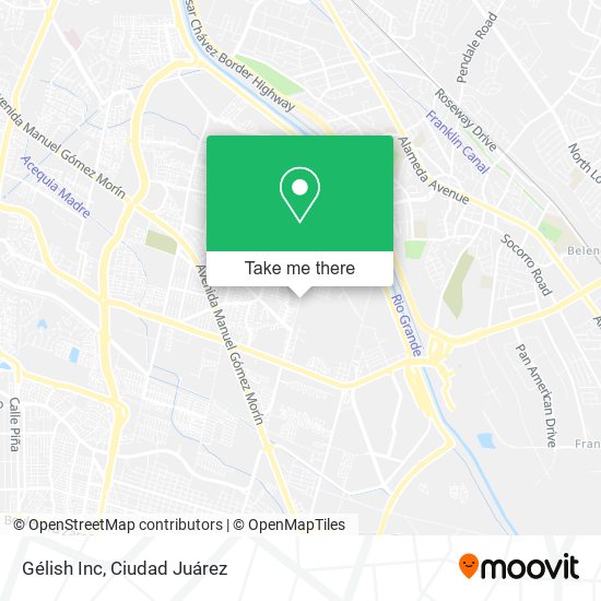 Gélish Inc map