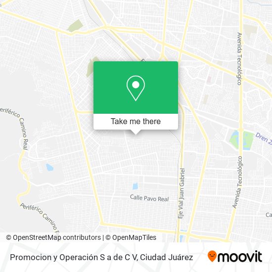 Mapa de Promocion y Operación S a de C V