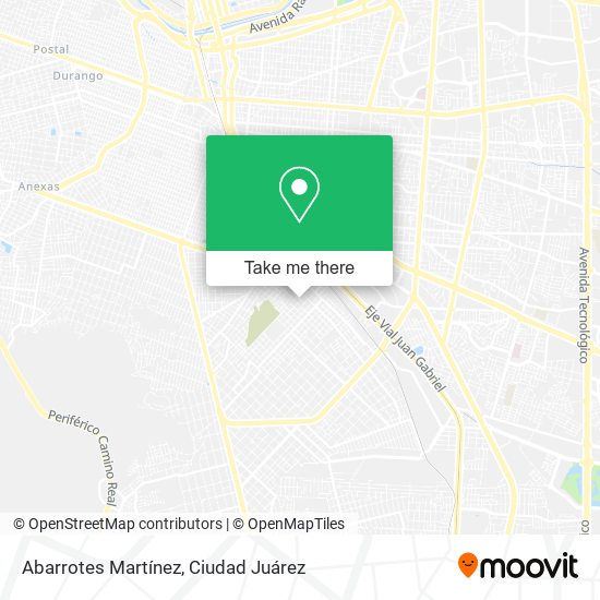 Abarrotes Martínez map