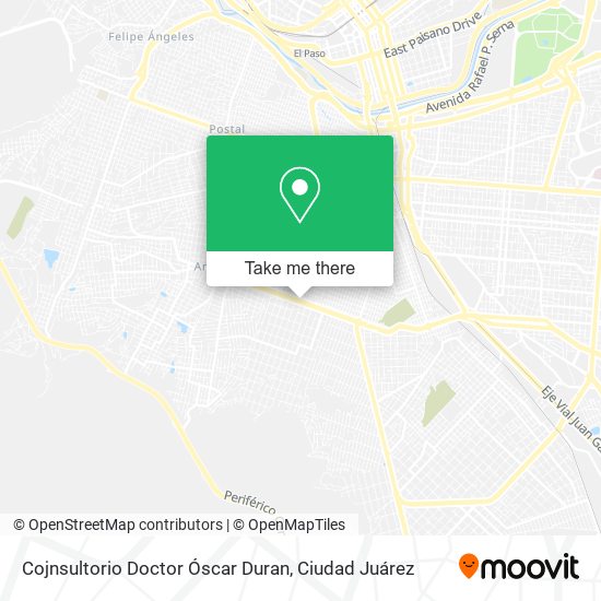 Cojnsultorio Doctor Óscar Duran map