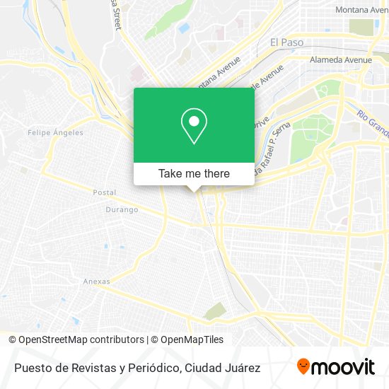 Puesto de Revistas y Periódico map