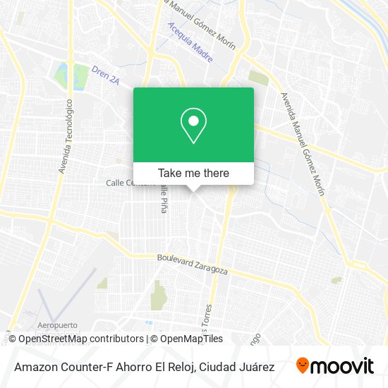 Amazon Counter-F Ahorro El Reloj map