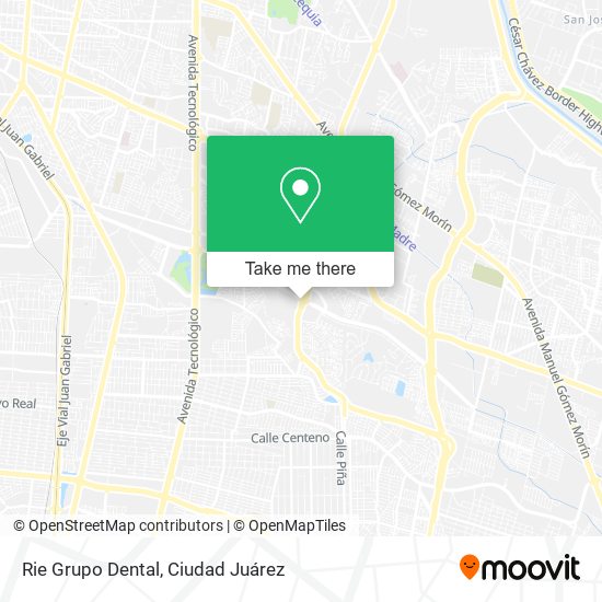 Rie Grupo Dental map