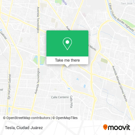 Mapa de Tesla