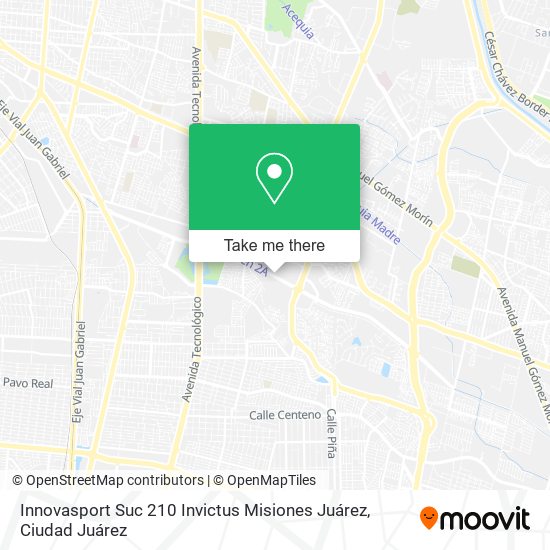 Innovasport Suc 210 Invictus Misiones Juárez map