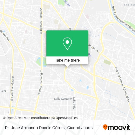 Dr. José Armando Duarte Gómez map