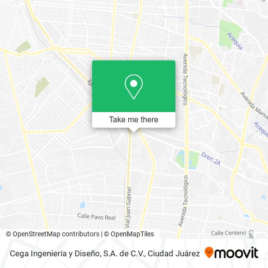 Cega Ingeniería y Diseño, S.A. de C.V. map