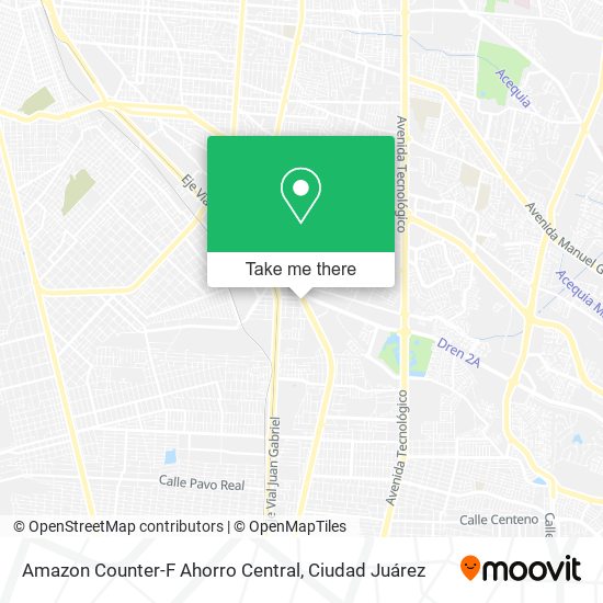 Amazon Counter-F Ahorro Central map