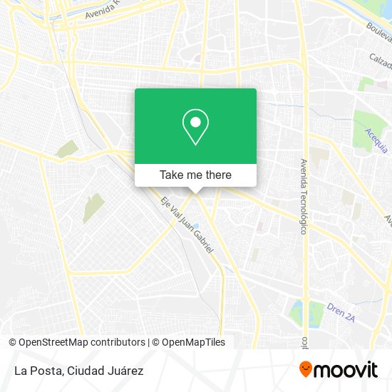 Mapa de La Posta