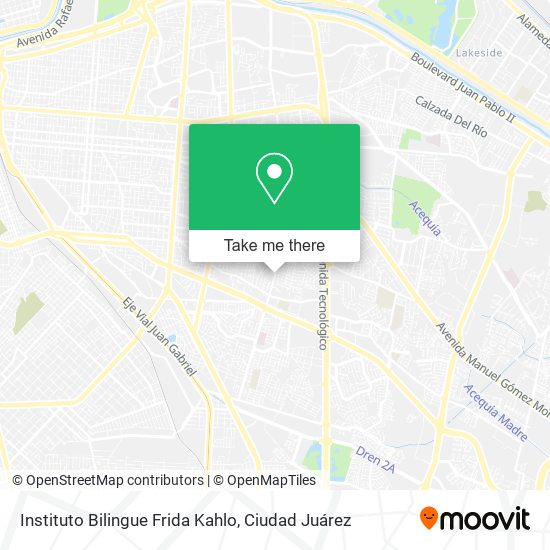 Mapa de Instituto Bilingue Frida Kahlo