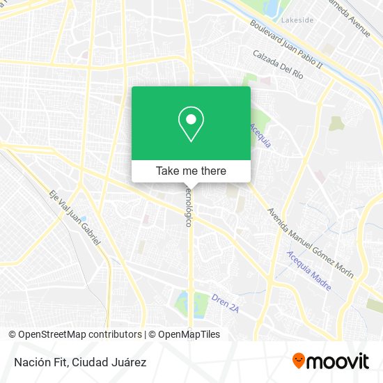 Nación Fit map