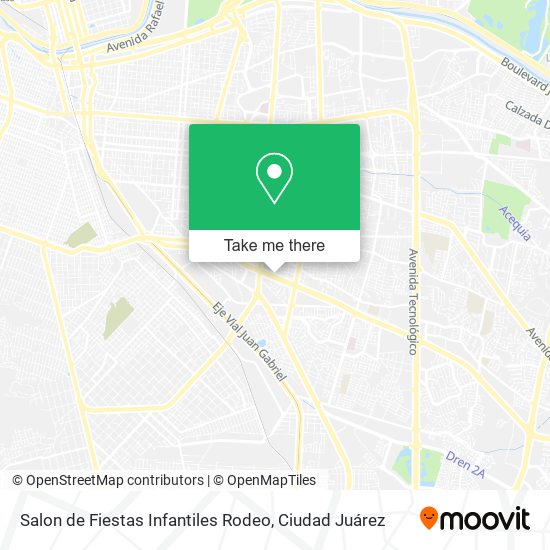 Salon de Fiestas Infantiles Rodeo map