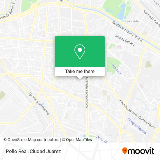 Mapa de Pollo Real