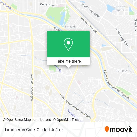 Limoneros Café map