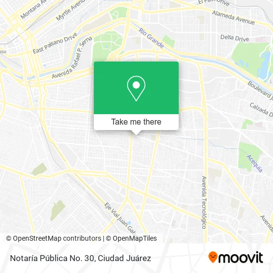 Mapa de Notaría Pública No. 30