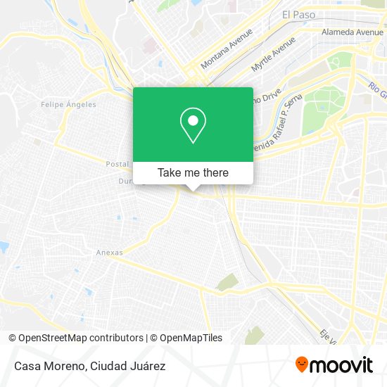 Casa Moreno map