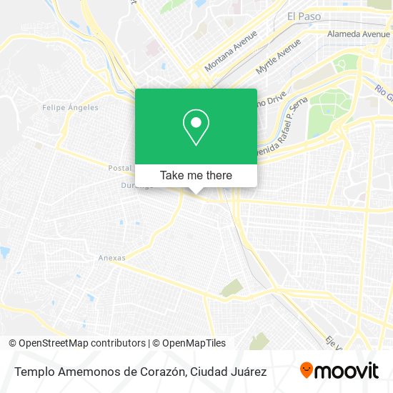 Templo Amemonos de Corazón map