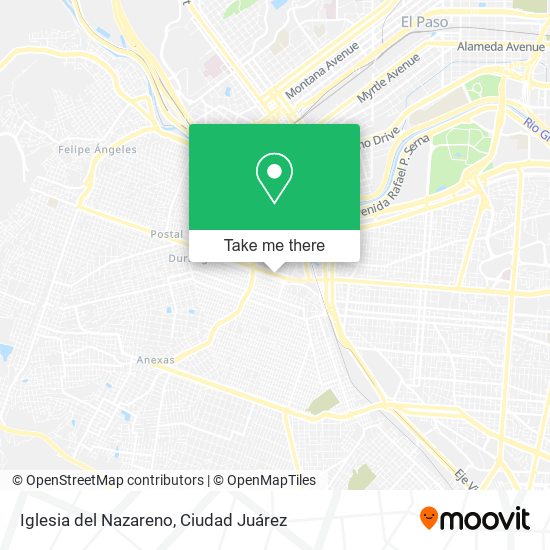 Iglesia del Nazareno map