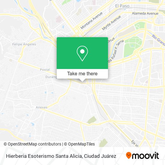Hierberia Esoterismo Santa Alicia map