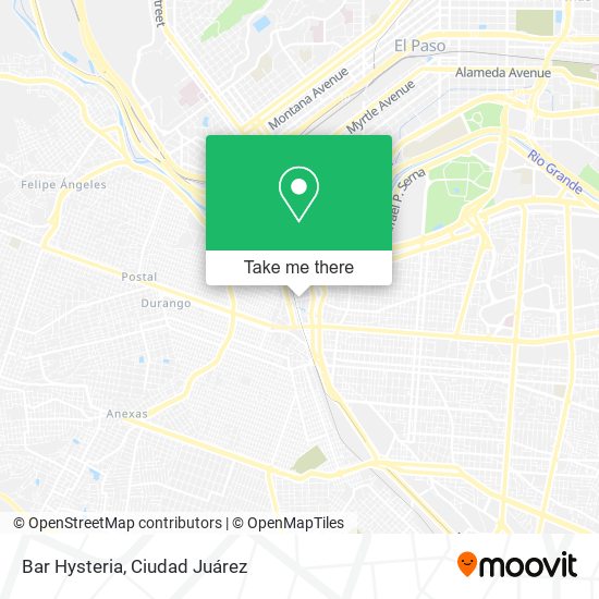 Bar Hysteria map