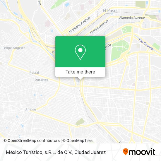 México Turístico, s.R.L. de C.V. map