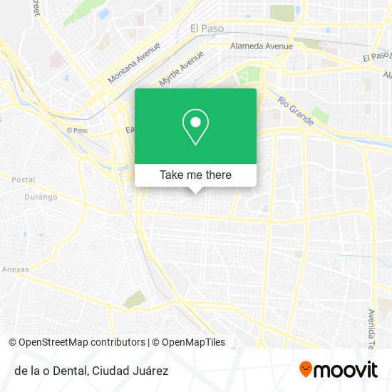 de la o Dental map