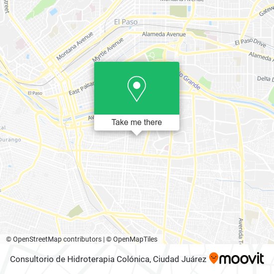 Consultorio de Hidroterapia Colónica map