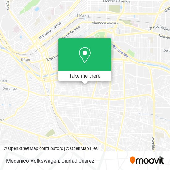 Mapa de Mecánico Volkswagen