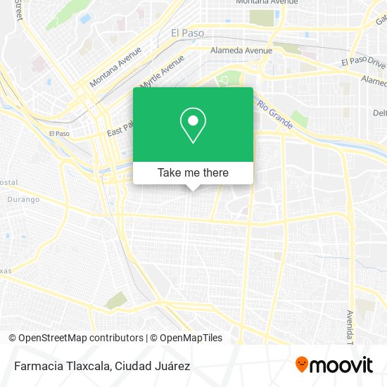 Farmacia Tlaxcala map