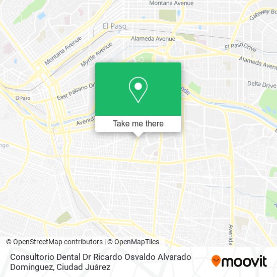 Consultorio Dental Dr Ricardo Osvaldo Alvarado Dominguez map