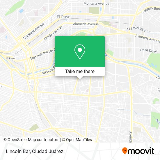 Lincoln Bar map