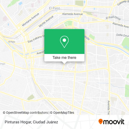 Pinturas Hogar map