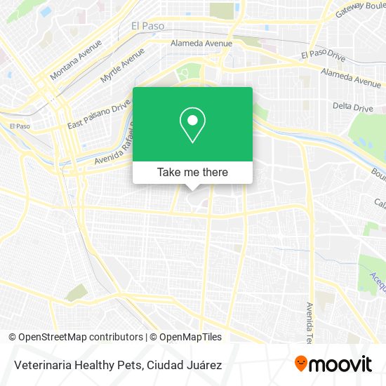 Mapa de Veterinaria Healthy Pets