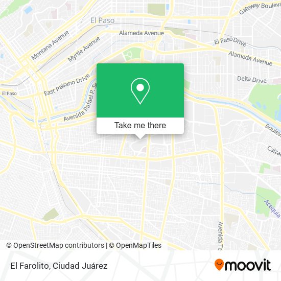 El Farolito map