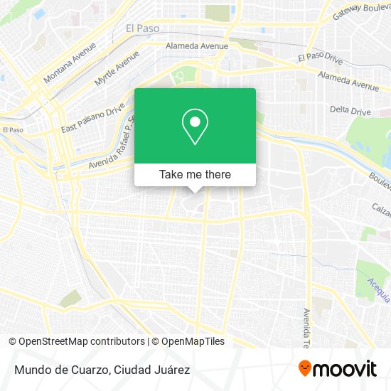 Mundo de Cuarzo map