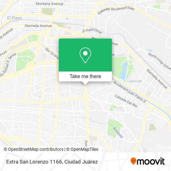 Mapa de Extra San Lorenzo 1166