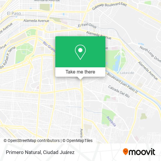 Primero Natural map