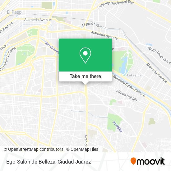 Ego-Salón de Belleza map