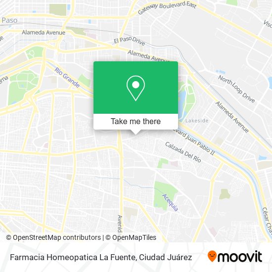 Mapa de Farmacia Homeopatica La Fuente