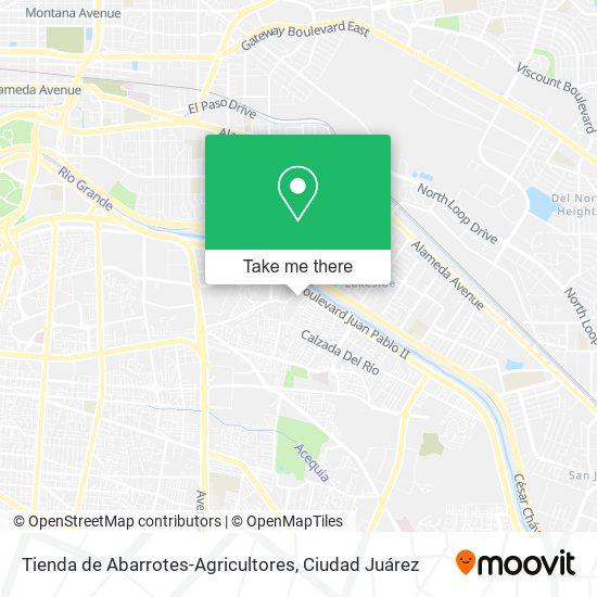 Tienda de Abarrotes-Agricultores map