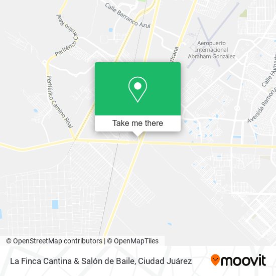 Mapa de La Finca Cantina & Salón de Baile